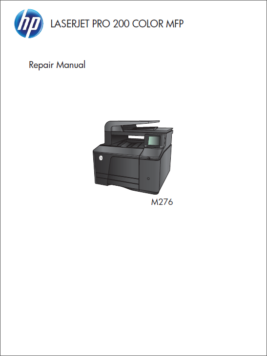 HP Color LaserJet M276 Service Repair Manual-1